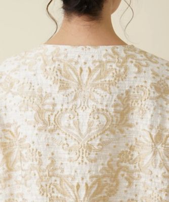 ジャガード刺繍ジャケット