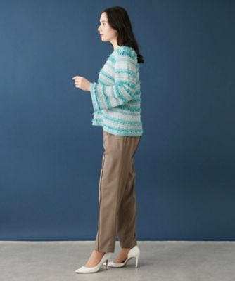 Leilian PLUS HOUSE / レリアンプラスハウス Vネックニットプルオーバー Vネックニットプルオーバー | Leilian plus house (Women