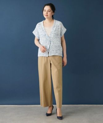 半そでミックスカーディガン