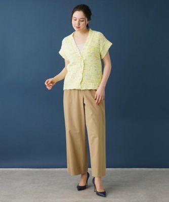 半そでミックスカーディガン