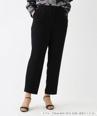 ＜Leilian plus house (Women/大きいサイズ)＞ノータックパンツ【ＮＥＷ　ＦＯＲＭＡＬ】