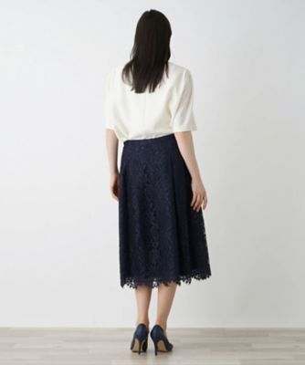 DIANE von FURSTENBERG フラワーレース ミディスカート DIANE von FURSTENBERG フラワーレース ミディスカート