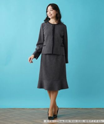 Leilian plus house (Women/大きいサイズ)/レリアン　プラスハウス 2点セットスーツ【セレモニー】