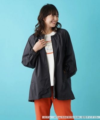 Leilian plus house (Women/大きいサイズ)/レリアン　プラスハウス ポーチ付きポケッタブルライトコート
