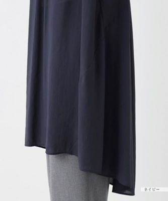 ロングチュニックブラウス【プラス企画：第一織物コラボ企画】