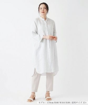 ＜Leilian plus house (Women/大きいサイズ)＞スタンドカラー羽織ブラウス