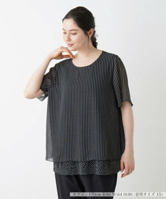 店舗人気】ブラウス【Leilian WHITE LABEL