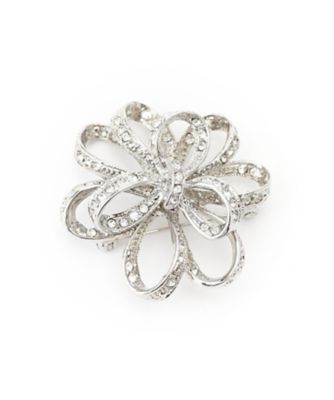 ＜Leilian plus house (Women/大きいサイズ)＞ビジューリボンブローチ