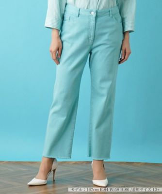 Leilian plus house (Women/大きいサイズ)/レリアン　プラスハウス ストレッチクロップドパンツ