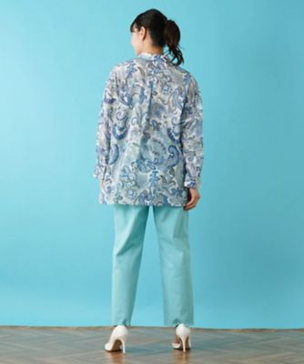 Leilian PLUS HOUSE / レリアンプラスハウス 羽織ブラウス【BINDA】 羽織ブラウス【BINDA】 | Leilian plus house (Women