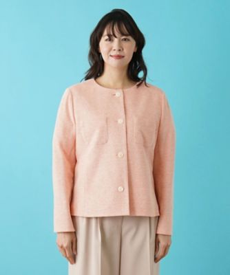 ツイードノーカラージャケット