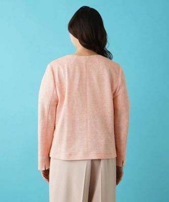 ツイードノーカラージャケット
