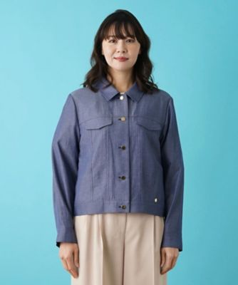 デニム調ジャケット