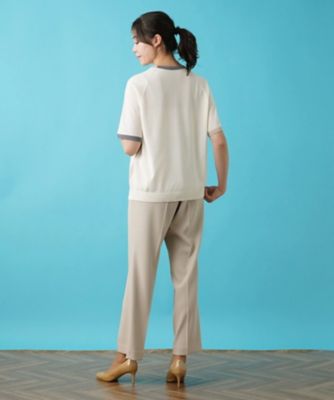 半袖ニットトップス