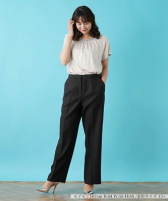 洗えるストレートパンツ