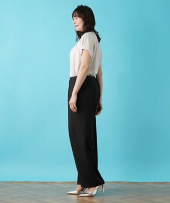 洗えるストレートパンツ