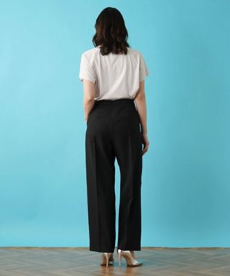 洗えるストレートパンツ