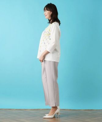 リーフ柄プリントインナー