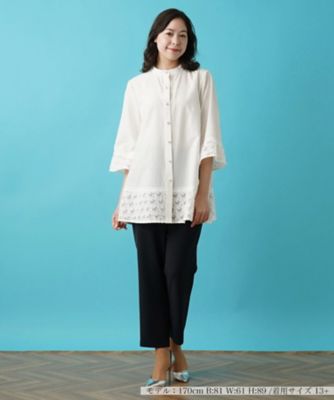 羽織七分袖ブラウス【プラス企画】 | Leilian plus house (Women