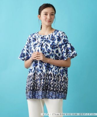 Leilian PLUS HOUSE / レリアンプラスハウス デザインブラウス【プラス企画】 ブラウス【プラス企画】 | Leilian plus house (Women/大きい