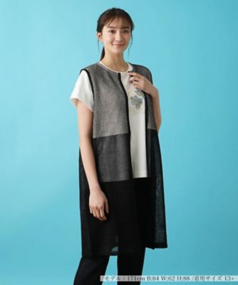 ＜Leilian plus house (Women/大きいサイズ)＞ベスト【プラス企画】
