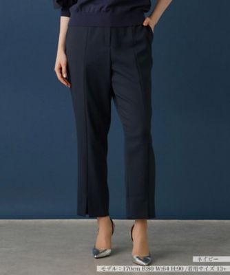 ＜Leilian plus house (Women/大きいサイズ)＞センター切り替え×スリットパンツ【ＮＥＭＩＫＡ】