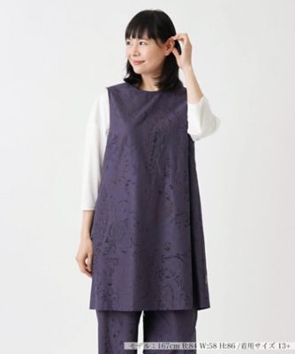 ＜Leilian plus house (Women/大きいサイズ)＞２ＷＡＹバックリボンベスト【ＴＨＥ　ＮＥＷ】