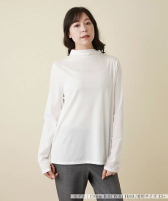 ＜Leilian plus house (Women/大きいサイズ)＞【重ね着におすすめ】ライトシアーカットソー【ＴＨＥ　ＮＥＷ】