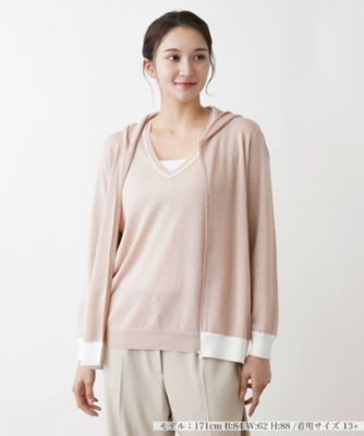 ＜Leilian plus house (Women/大きいサイズ)＞ニットカーディガン【ＫＡＳＨ】