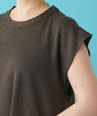 フレンチスリーブニットプルオーバー【ＬＥ　ＴＲＩＣＯＴ　ＰＥＲＵＧＩＡ】