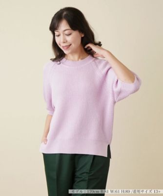 ＜Leilian plus house (Women/大きいサイズ)＞ラグランニットプルオーバー【ＴＨＥ　ＮＥＷ】