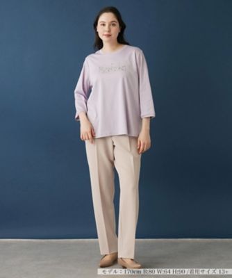 七分袖カットソー【ＭＵＳＥ　ＢＹ　ＲＯＣＨＡＳ　Ｐｒｅｍｉｅｒｅ】