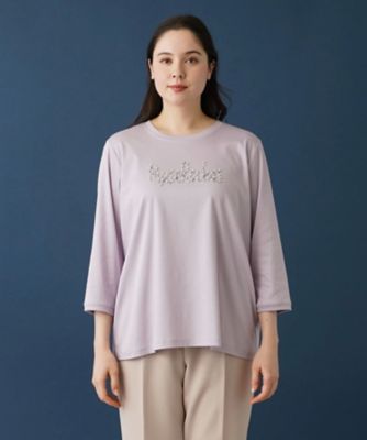 七分袖カットソー【ＭＵＳＥ　ＢＹ　ＲＯＣＨＡＳ　Ｐｒｅｍｉｅｒｅ】