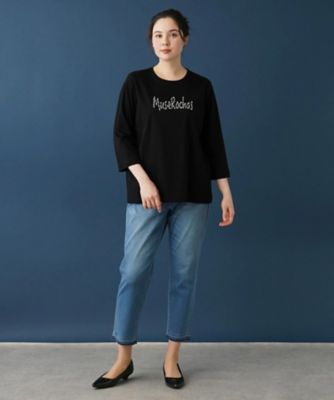 七分袖カットソー【ＭＵＳＥ　ＢＹ　ＲＯＣＨＡＳ　Ｐｒｅｍｉｅｒｅ】