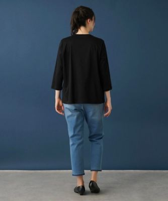 七分袖カットソー【ＭＵＳＥ　ＢＹ　ＲＯＣＨＡＳ　Ｐｒｅｍｉｅｒｅ】