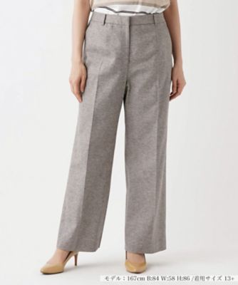 ＜Leilian plus house (Women/大きいサイズ)＞ワイドパンツ【ＲＯＣＨＡＳ　Ｐｒｅｍｉｅｒｅ】