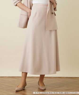 ＜Leilian plus house (Women/大きいサイズ)＞フレアロングスカート【ＴＨＥ　ＮＥＷ】