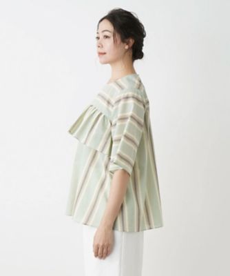 六分袖シャツブラウス【ＴＨＥ　ＮＥＷ】