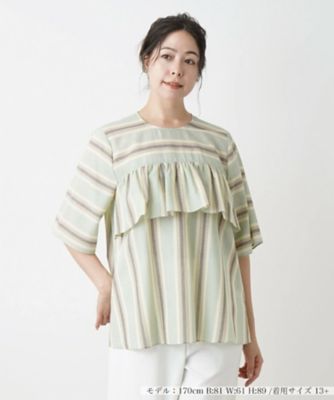 六分袖シャツブラウス【ＴＨＥ　ＮＥＷ】