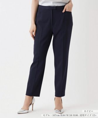 ＜Leilian plus house (Women/大きいサイズ)＞【はっ水】洗えるテーパードパンツ