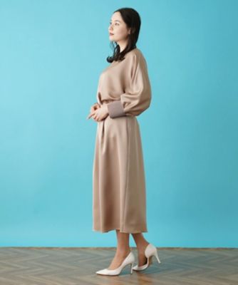 【セットアップ対応商品】サテンフレアスカート【ＴＨＥ　ＮＥＷ】