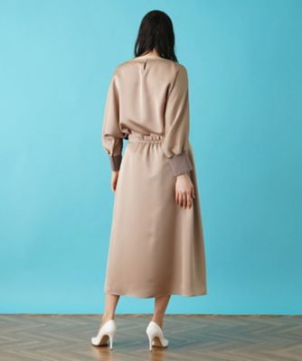 【セットアップ対応商品】サテンフレアスカート【ＴＨＥ　ＮＥＷ】