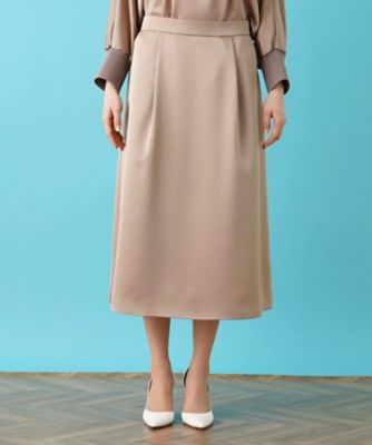 【セットアップ対応商品】サテンフレアスカート【ＴＨＥ　ＮＥＷ】