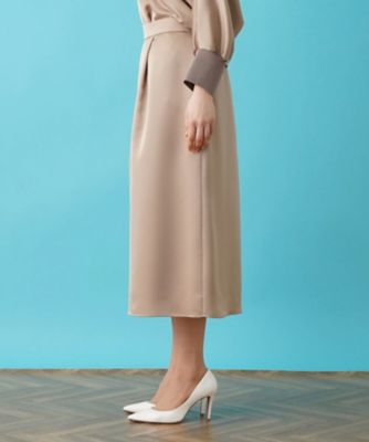 【セットアップ対応商品】サテンフレアスカート【ＴＨＥ　ＮＥＷ】