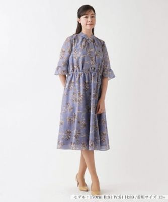 ＜Leilian plus house (Women/大きいサイズ)＞ミモレ丈ワンピース