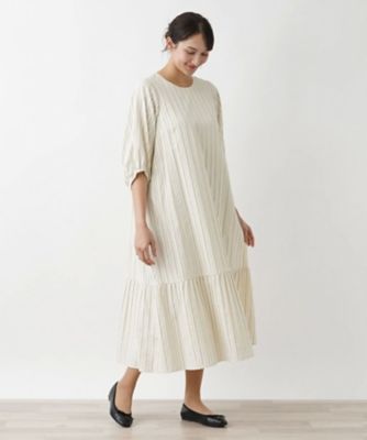 ＜Leilian plus house (Women/大きいサイズ)＞ロング丈ワンピース【ＮＥＭＩＫＡ】