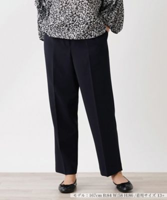 ＜Leilian plus house (Women/大きいサイズ)＞センタープレスパンツ