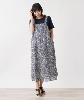 美品 レリアン プラスハウス ジャンパースカート 13+ ワンピース ジャンパースカート【プラス企画】 | Leilian plus house (Women