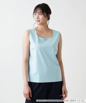 Leilian plus house (Women/大きいサイズ)/レリアン　プラスハウス 【店舗人気】ノースリーブカットソー