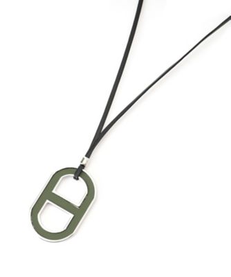 ＜Leilian plus house (Women/大きいサイズ)＞メタルプレートロングネックレス